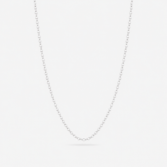 Chaîne maille forçat en argent 925, 41 cm