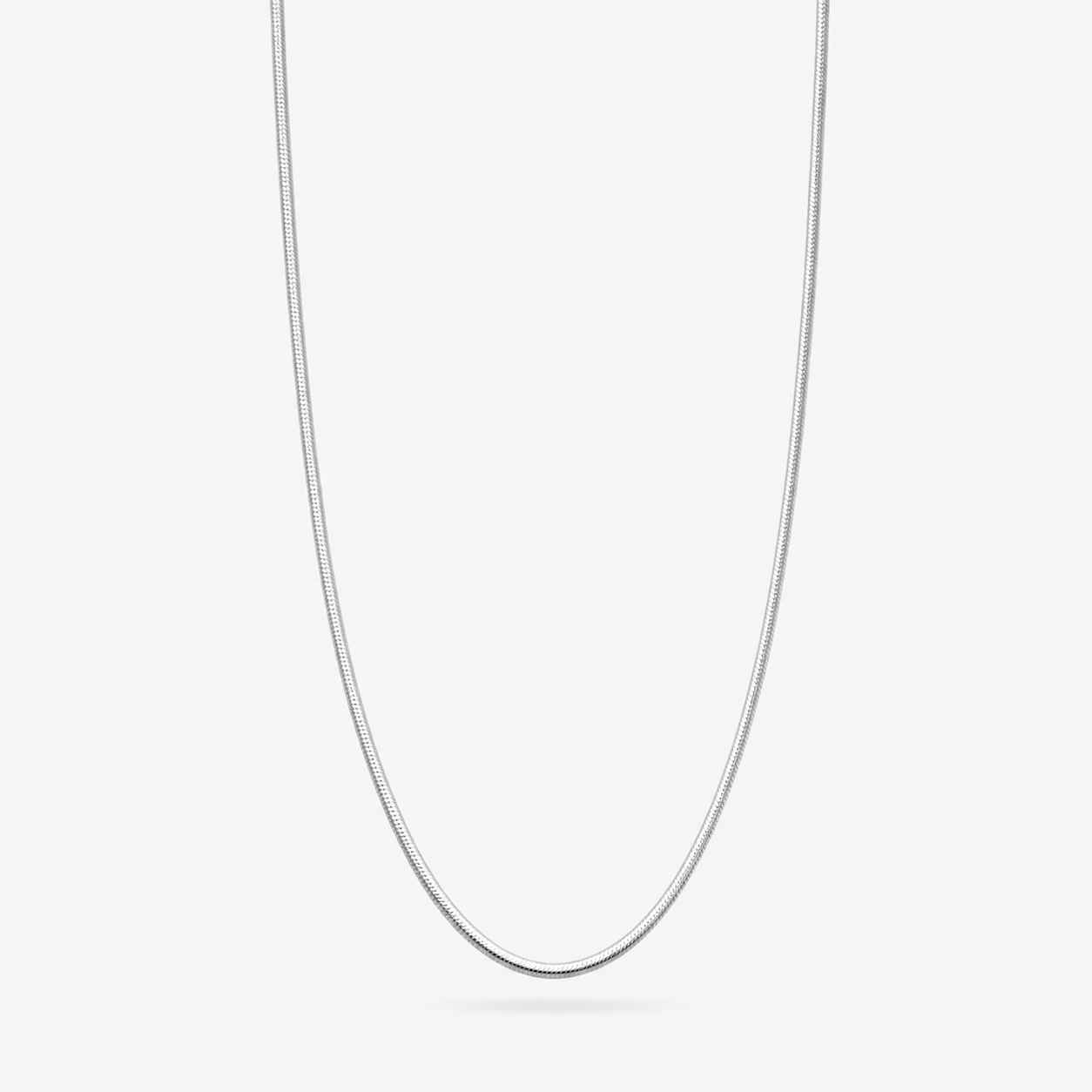 Chaîne maille serpent en argent 925, 48 cm