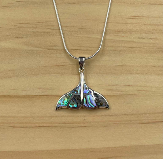 Pendentif Queue de Baleine Argent 925 Abalone